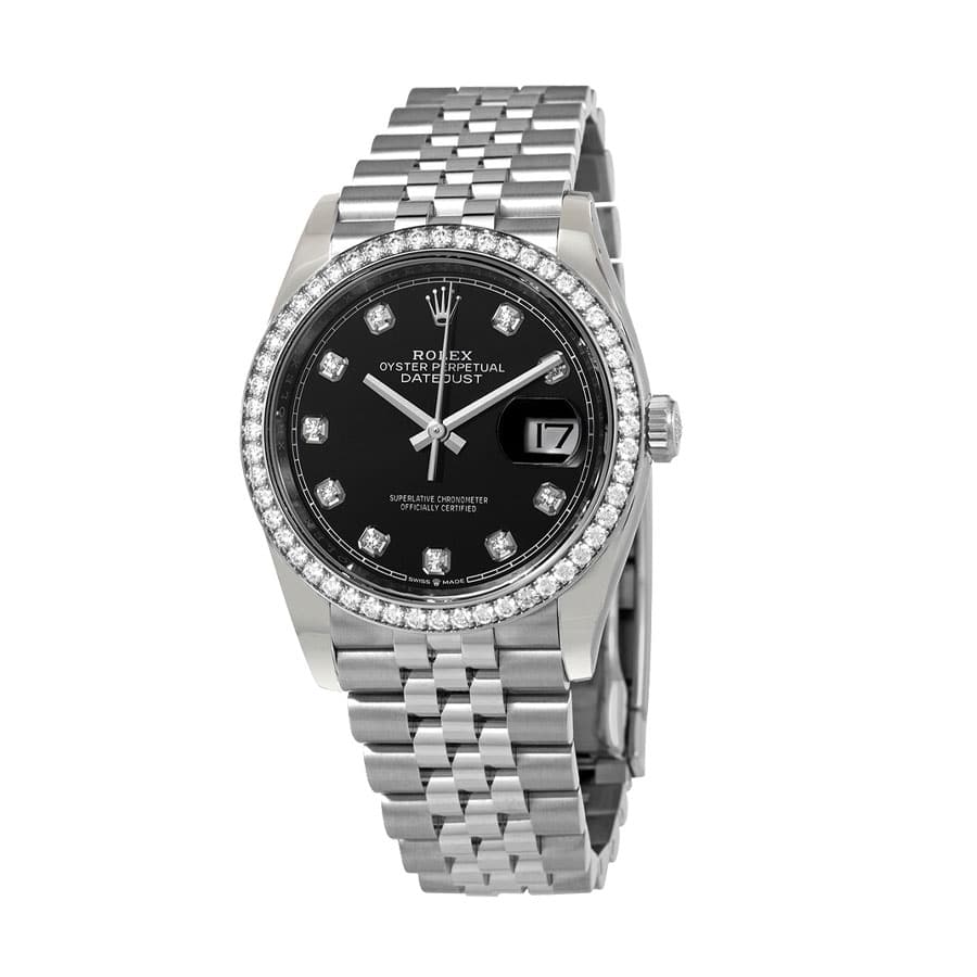 Rolex Datejust 116234 Stainless Steel Black Dial Replica - Image 2