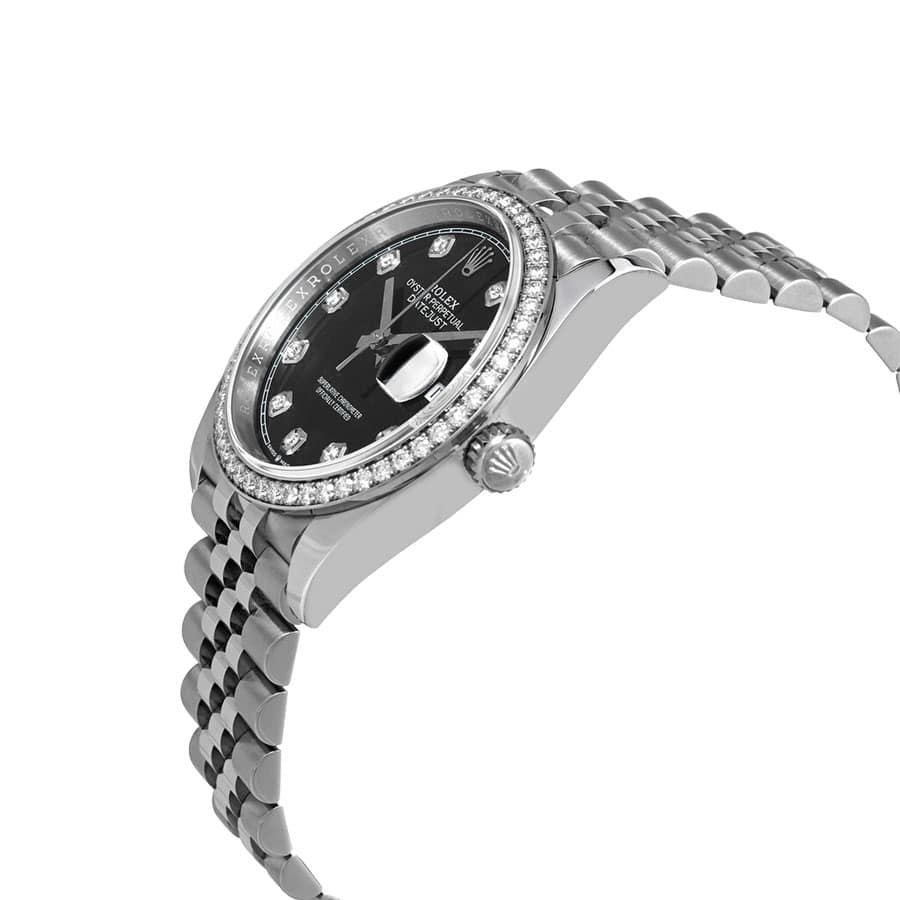 Rolex Datejust 116234 Stainless Steel Black Dial Replica - Image 3