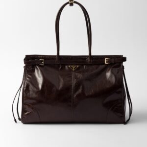 Prada Bonnie Oversized Leather Handbag