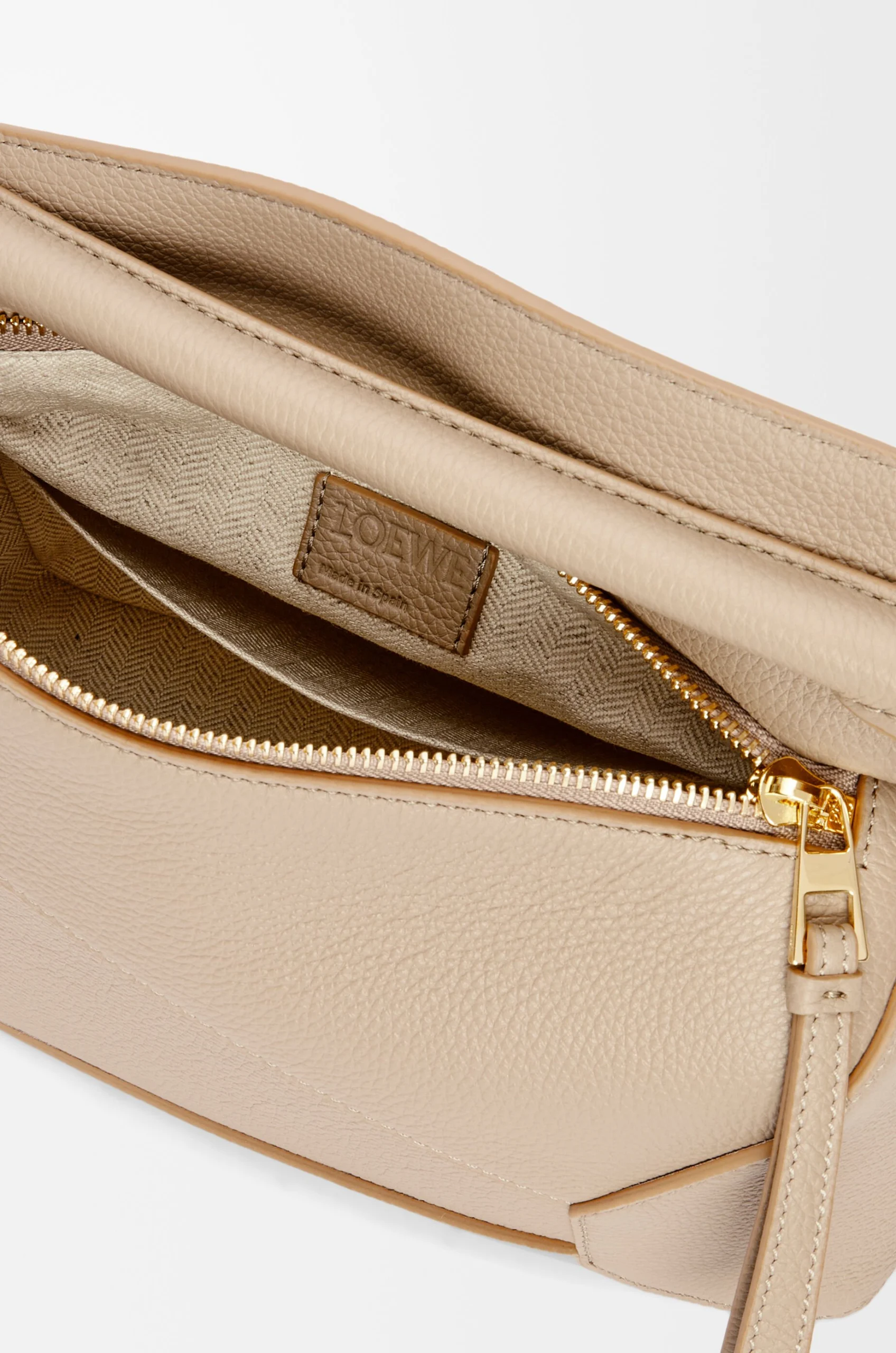 Small Puzzle bag in soft grained calfskin - Image 7