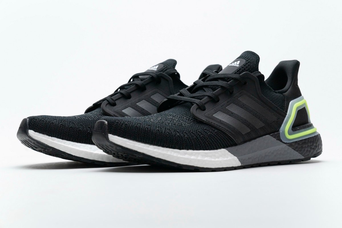 Adidas Ultra BOOST 20 CONSORTIUM Black Grey Green Real Boost FY3452 - Image 5