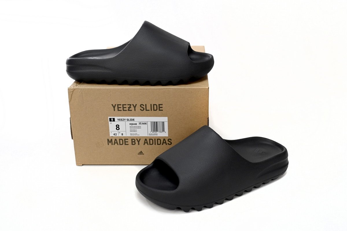 Dope sneakers Adidas Yeezy Slide Reps Onyx HQ6448 - Image 3
