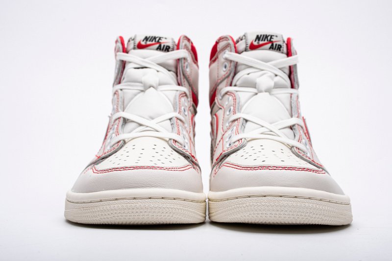 Air Jordan 1 Retro High Phantom Gym Red 555088-160 - Image 4