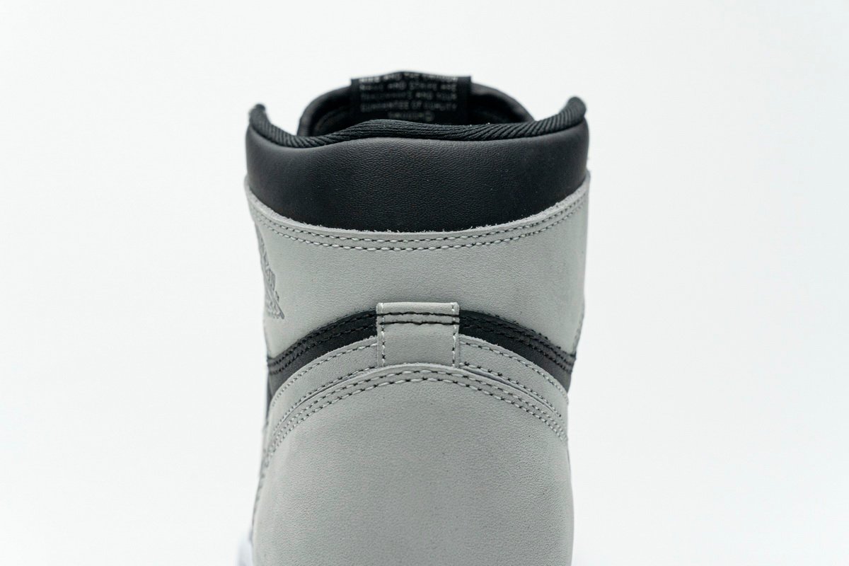 Air Jordan 1 Shadow 2.0 Black Light Smoke Grey 555088-035 - Image 11