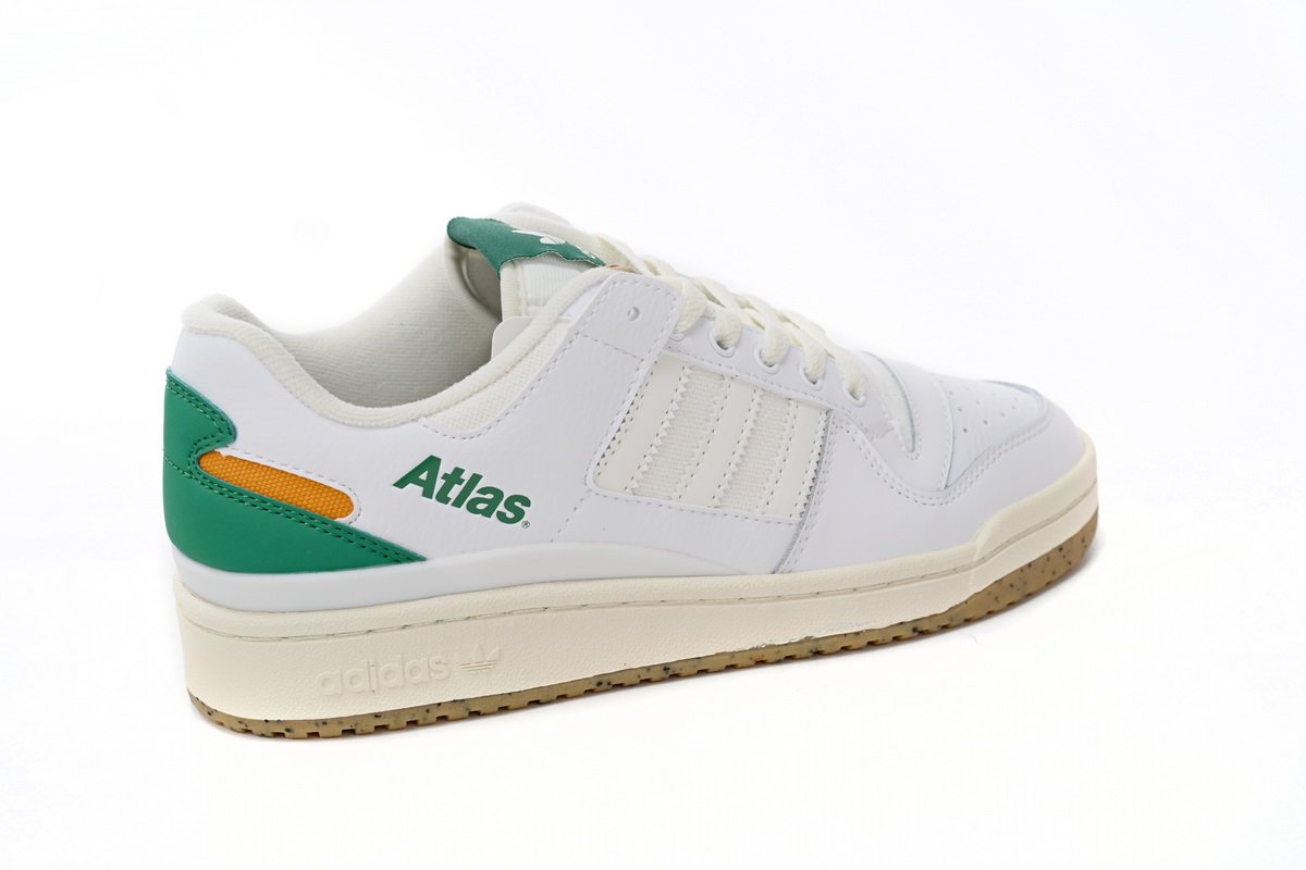 Atmos x adidas Forum Low White Gree HQ6996 - Image 6