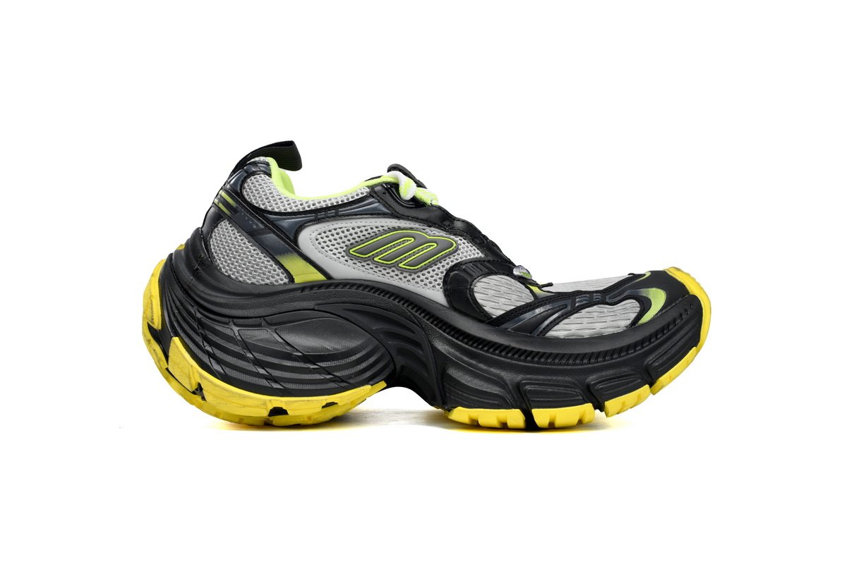 Balenciaga 10 XL White Gray Black Gray Yellow 784342 W2MV2 7010 - Image 6