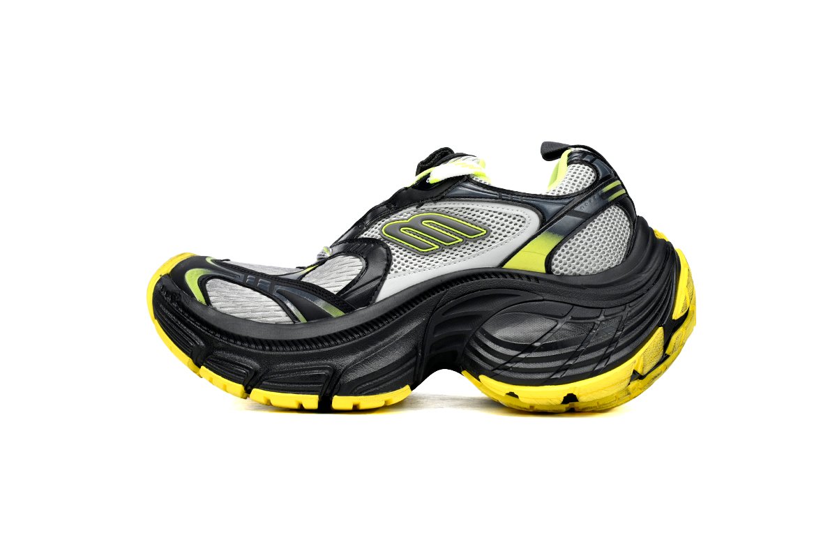 Balenciaga 10 XL White Gray Black Gray Yellow 784342 W2MV2 7010