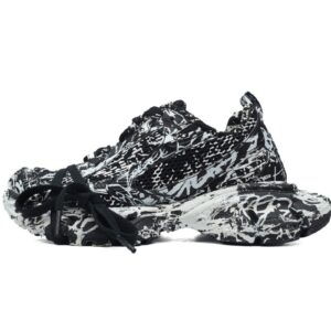 Balenciaga 3XL Luminous Black Graffiti 734731 W3XDC 0236