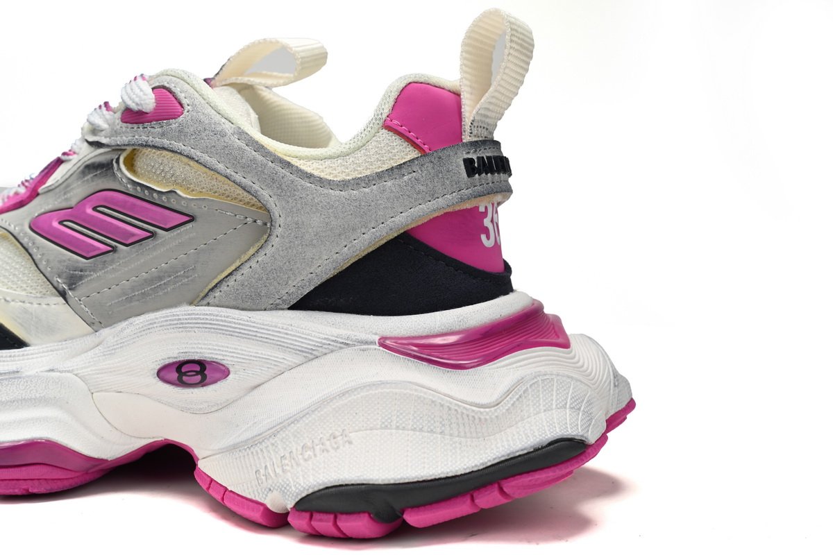 Balenciaga CARGO Sneaker Black And White Powder 784339-W2MV6-0310 - Image 9