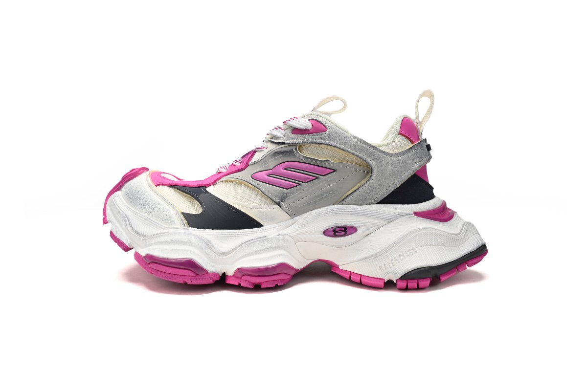 Balenciaga CARGO Sneaker Black And White Powder 784339-W2MV6-0310