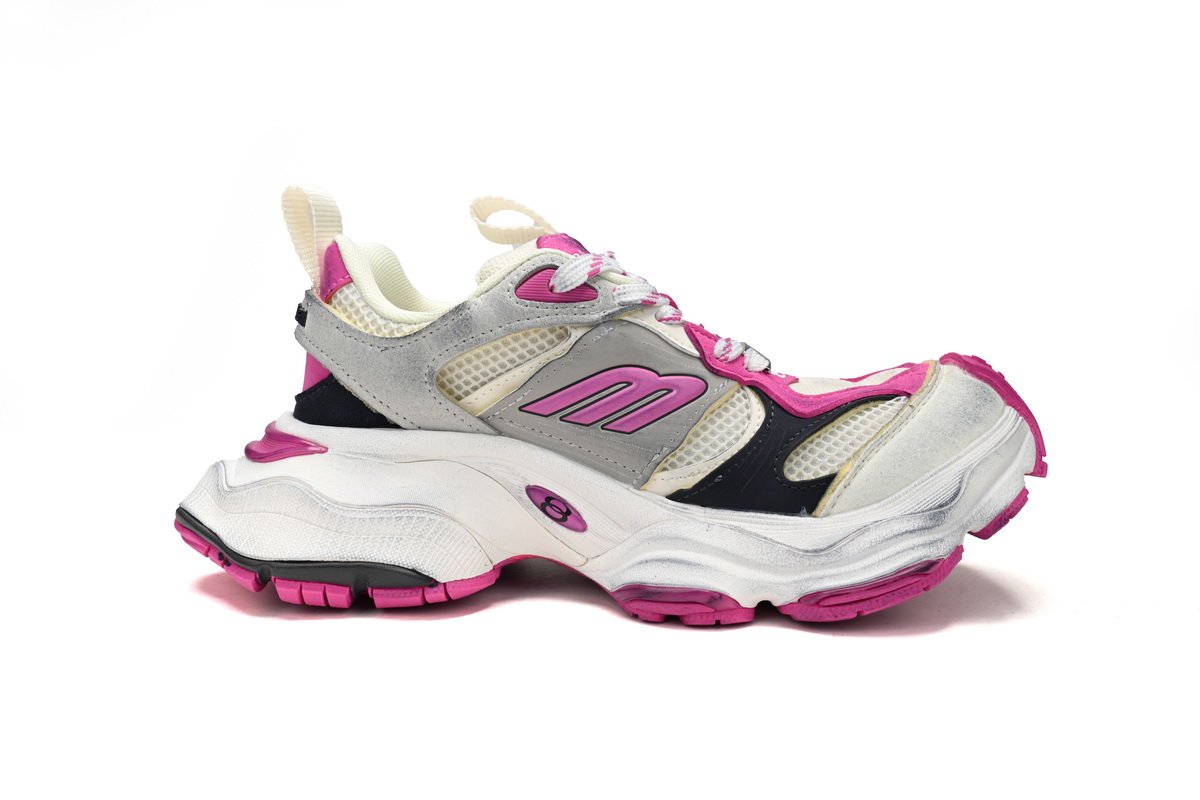 Balenciaga CARGO Sneaker Black And White Powder 784339-W2MV6-0310 - Image 6