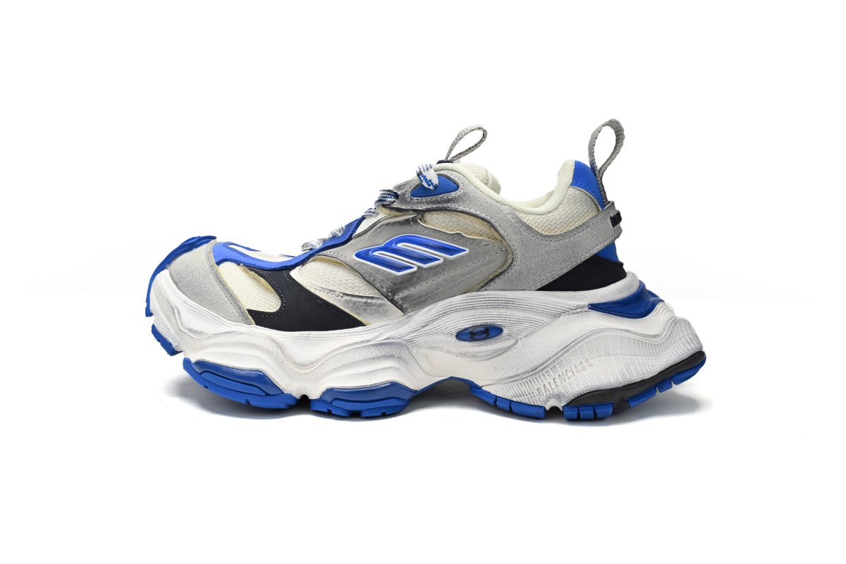 Balenciaga CARGO Sneaker Black White And Blue 784339-W2MV6-0328