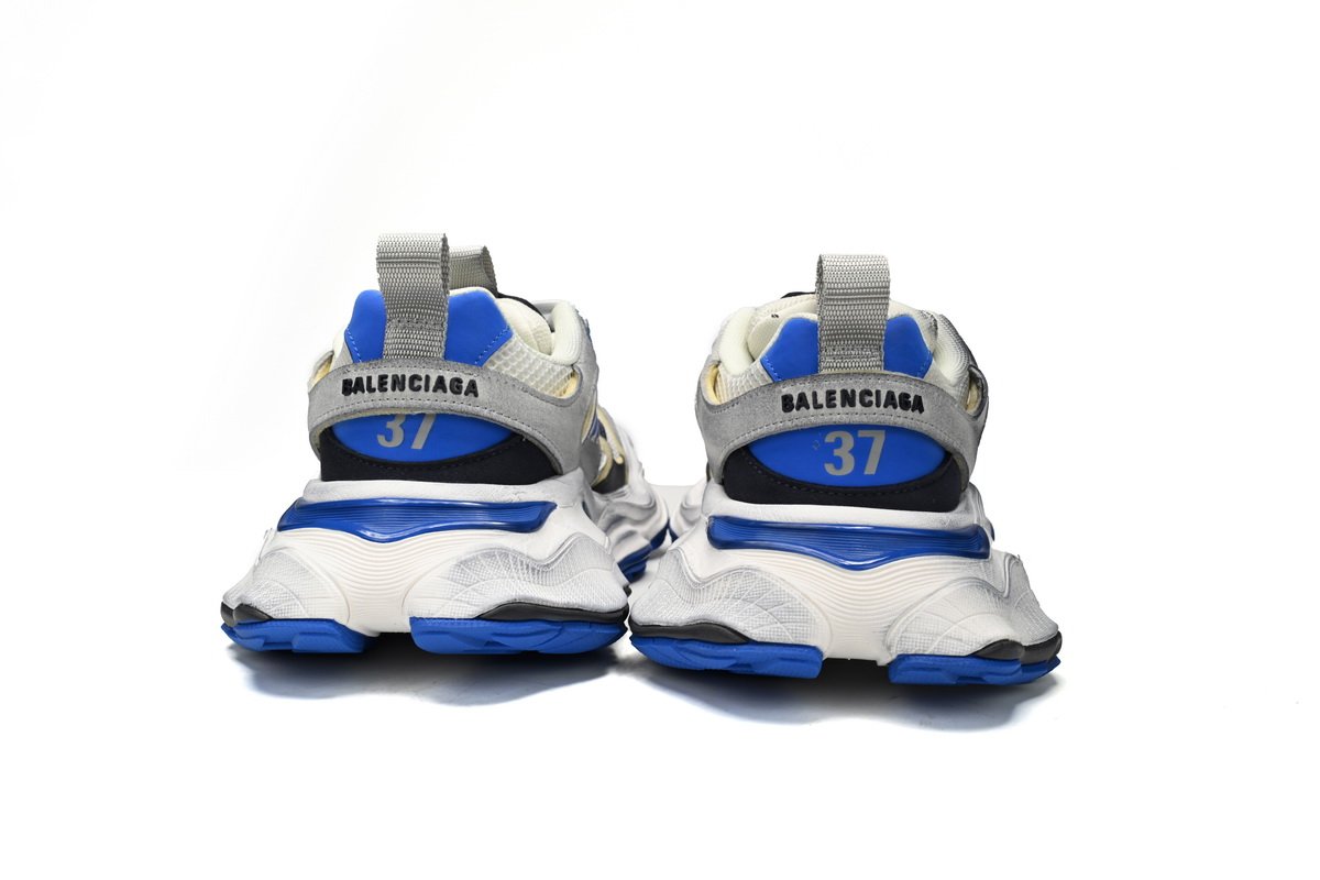 Balenciaga CARGO Sneaker Black White And Blue 784339-W2MV6-0328 - Image 4