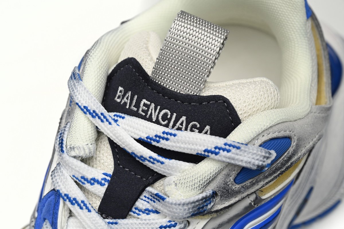 Balenciaga CARGO Sneaker Black White And Blue 784339-W2MV6-0328 - Image 8