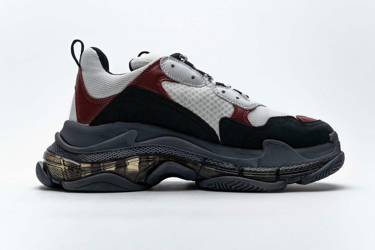 Balenciaga NEW Triple S Black Brown Red 541624 W09O1 2268 - Image 3