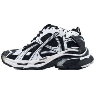 Balenciaga Runner7 Sneaker 'White Black'72774 W3RMU 9010