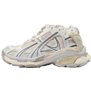 Balenciaga Runner Sneaker White Brown 772767 W3RNY 1205