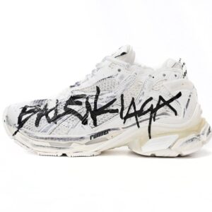Balenciaga Runner White And Black Characters