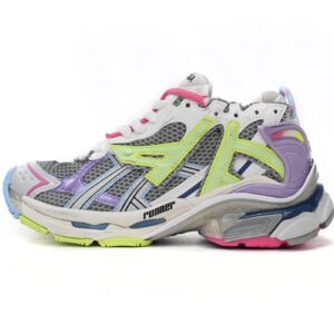 Balenciaga Runner White Yellow Purple 677402 W3RH5 0308