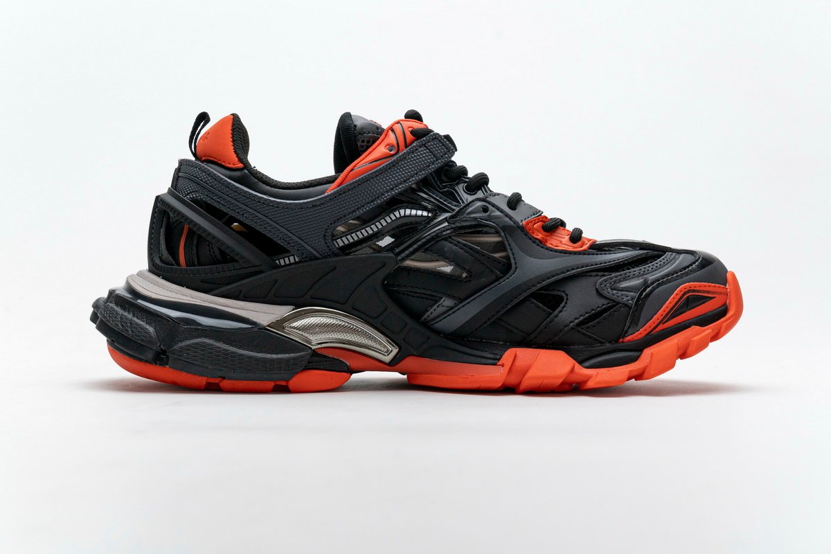 Balenciaga Track 2 Sneaker Dark Grey Orange  570391 W2GN1 2002 - Image 3
