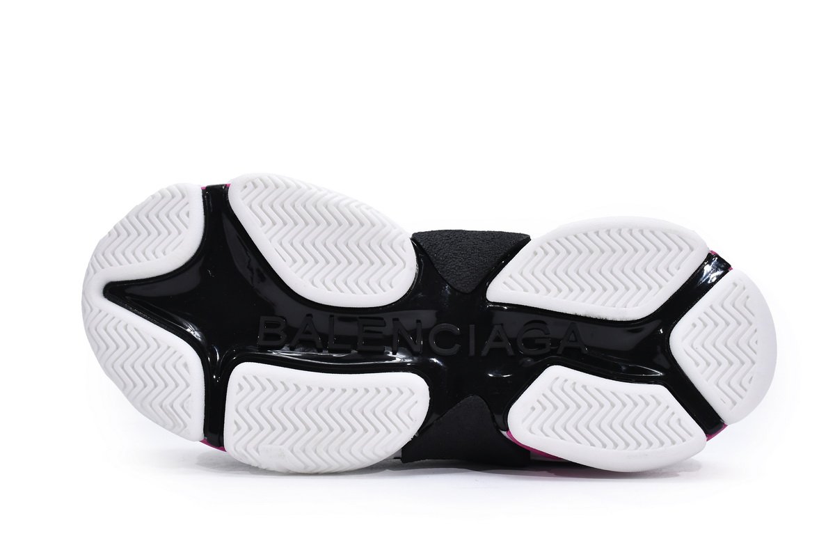 Balenciaga Triple S Letter White Rose Red 524039 W2FA4 9155 - Image 8