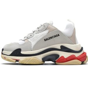 Balenciaga Triple S White Dark Grey Red 524037 W09E1 9000