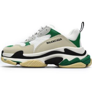 Balenciaga Triple S White Green 536737 W09O1 9090
