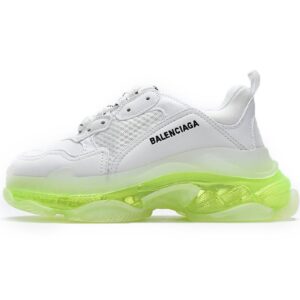 Balenciaga Triple S White Green 544351 W0901 9010