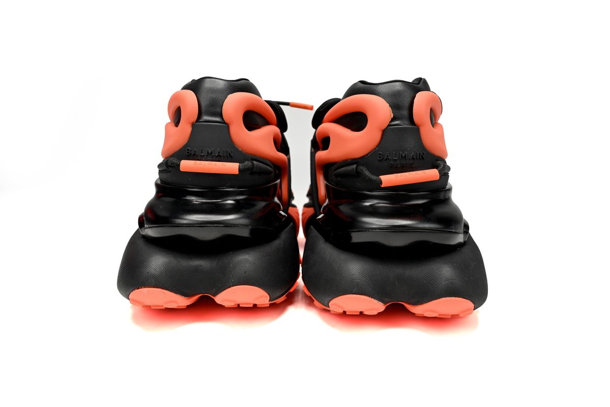 BALMAIN Multikolor Buty sportowe Black orange YM1VJ309 - Image 5