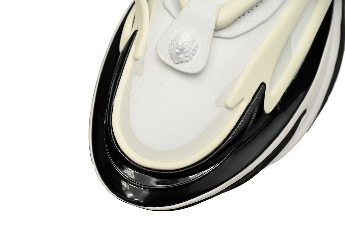 BALMAIN Multikolor Buty sportowe Black white and green YM1VJ309 - Image 7