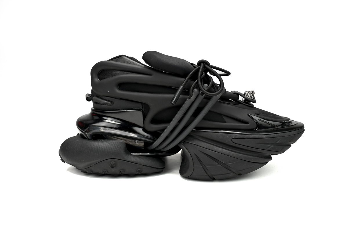 BALMAIN Multikolor Buty sportowe Black YM1VJ309 - Image 6