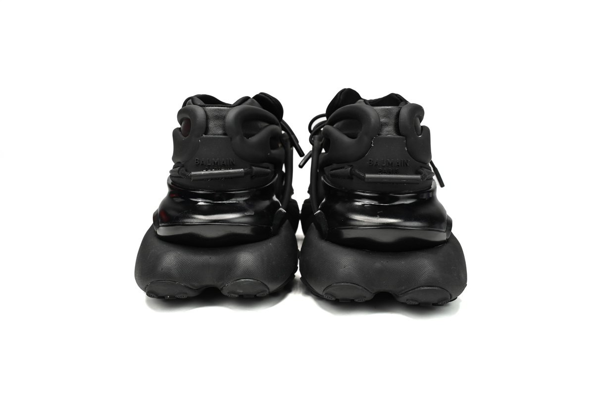 BALMAIN Multikolor Buty sportowe Black YM1VJ309 - Image 4