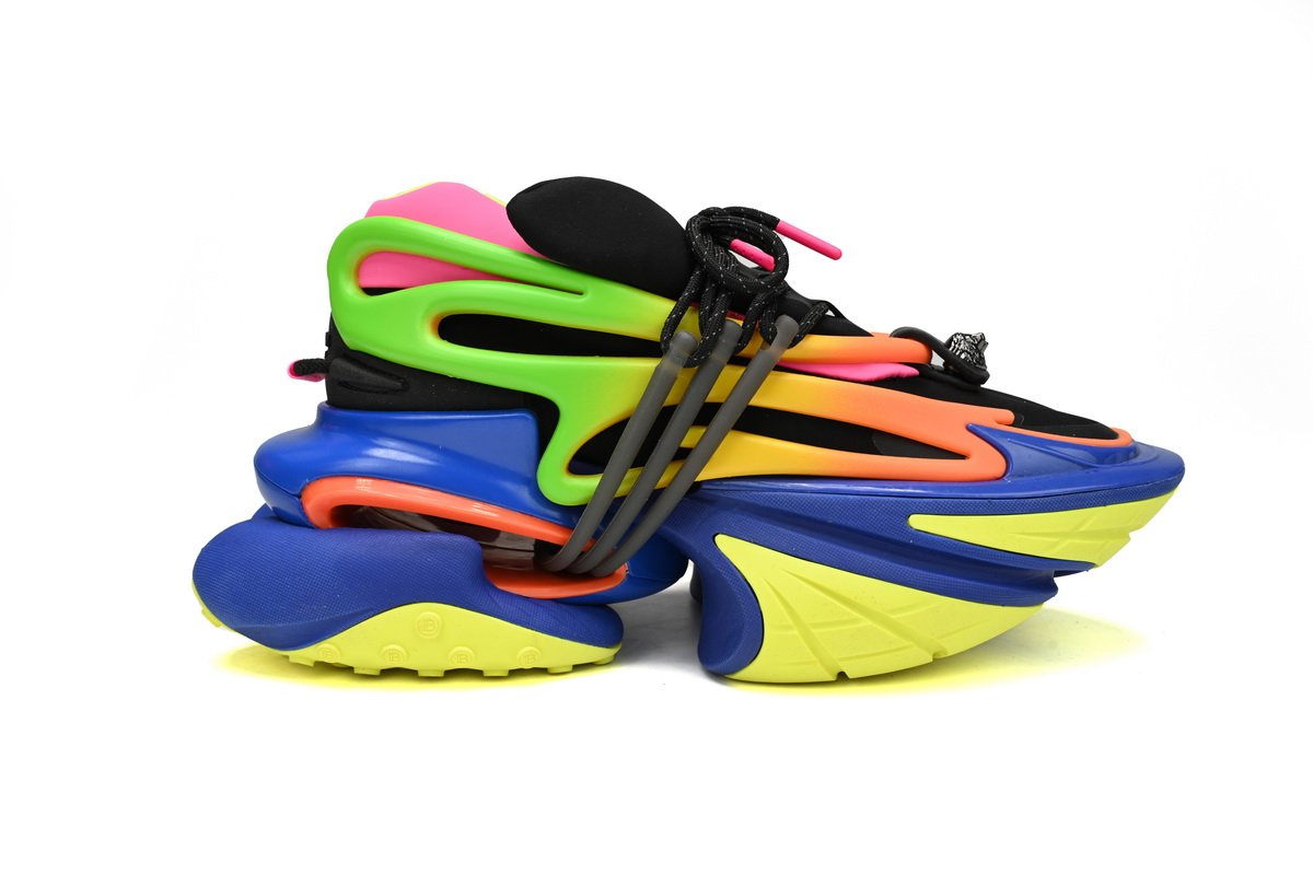 BALMAIN Multikolor Buty sportowe Colorful YM1VJ309 - Image 5