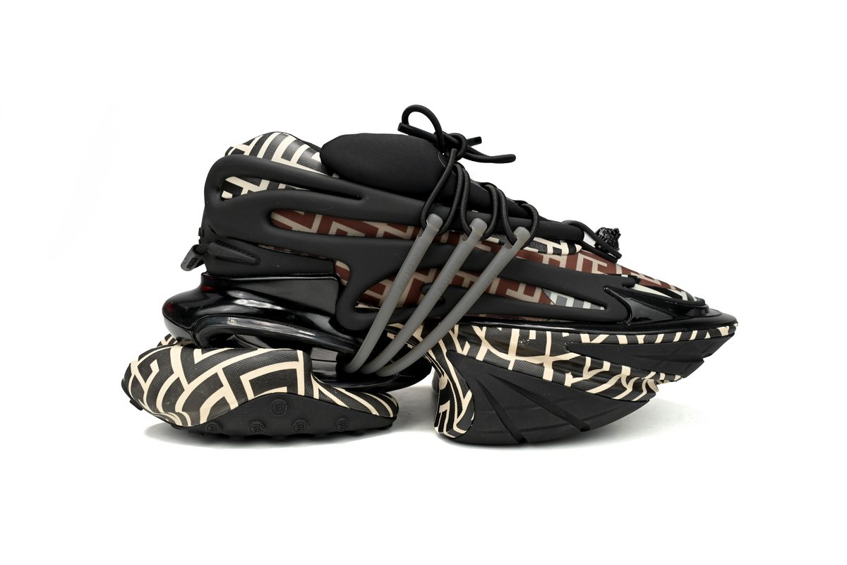 BALMAIN Multikolor Buty sportowe Lattice YM1VJ309 - Image 6