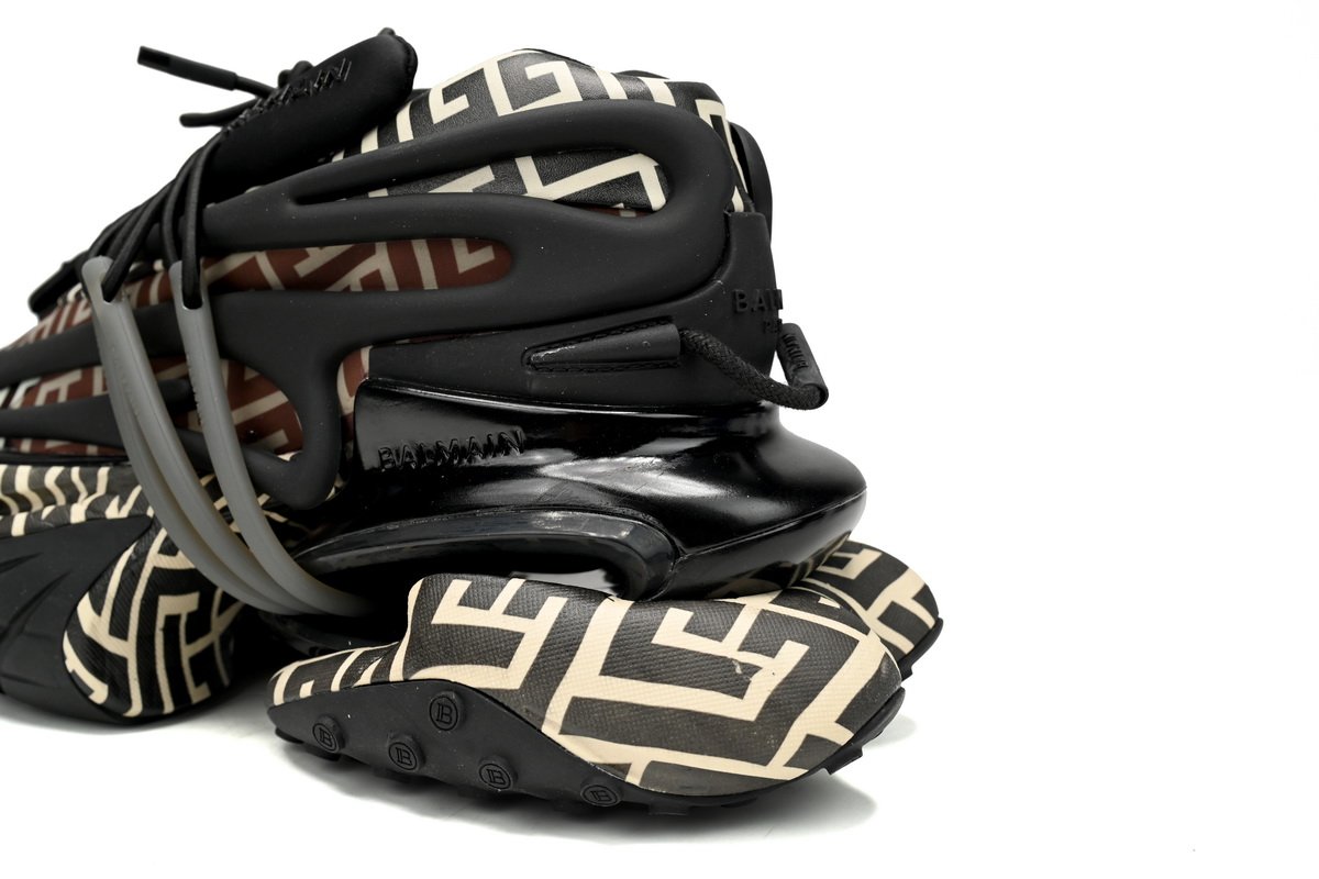 BALMAIN Multikolor Buty sportowe Lattice YM1VJ309 - Image 9