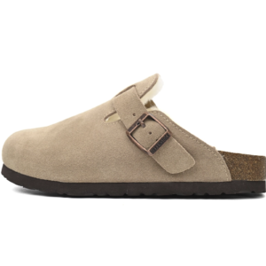 Birkenstock Boston Shearling Coin Suede Stone 6745673