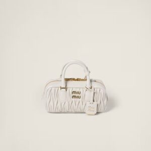 Arcadie Matelassé Small Soft Lamb Leather Handbag