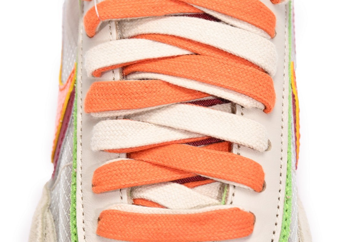CLOT x sacai x Nike LDWaffle Orange Blaze DH1347-100 - Image 8