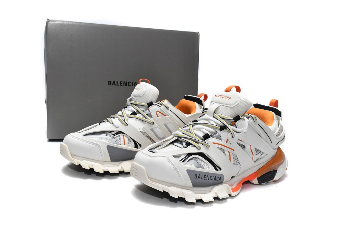 Balenciaga Track White Orange Black 542436 W1GB1 9059 - Image 2