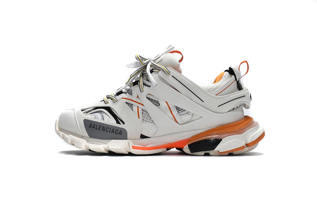 Balenciaga Track White Orange Black 542436 W1GB1 9059