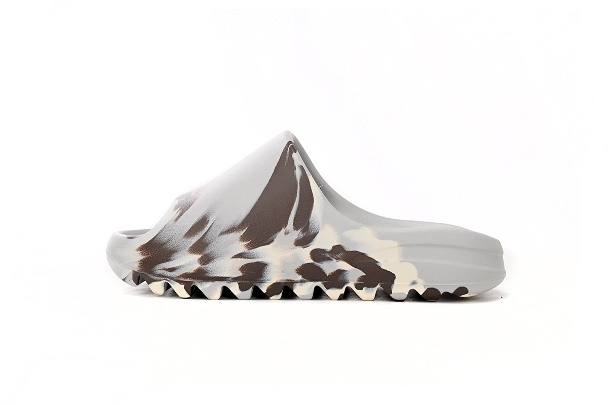 Yeezy Slide Enflame Oil Painting White Grey GZ5553