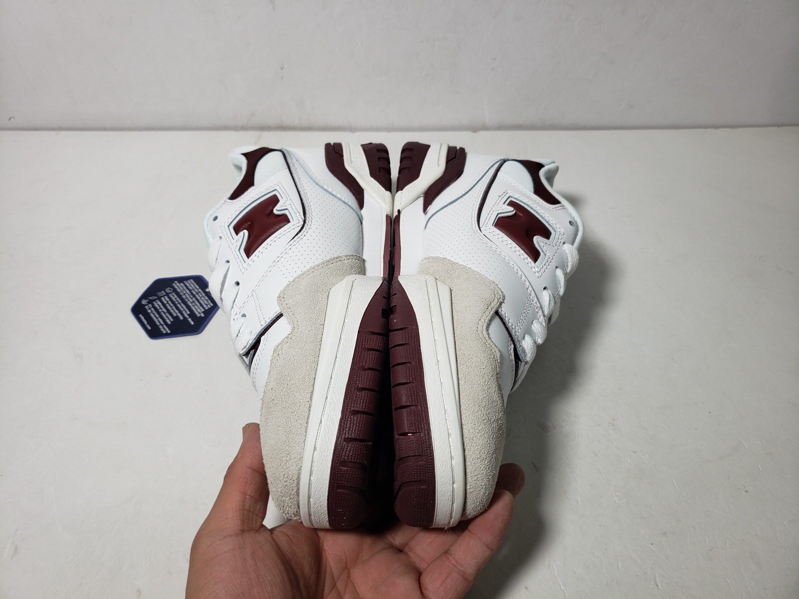 New Balance 550 Sea Salt Burgundy  BB550LI1 - Image 3