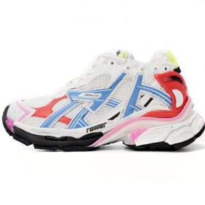 Balenciaga Runner White Blue Red 677402 W3RB6 9645