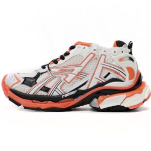 Balenciaga Runner White Orange Black  677402 W3RB7 9051