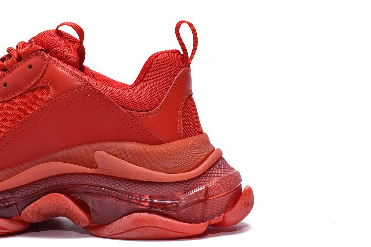 Balenciaga Triple S Red Clear Sole 541624W09O16500 - Image 9