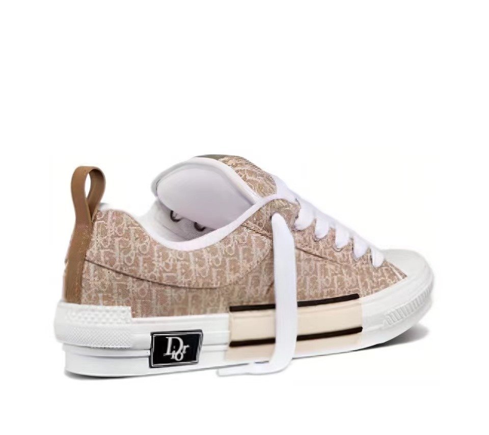 Dior B23 Skater Low Top Beige Dior Oblique Jacquard 3SN292ZUY_H100 - Image 3