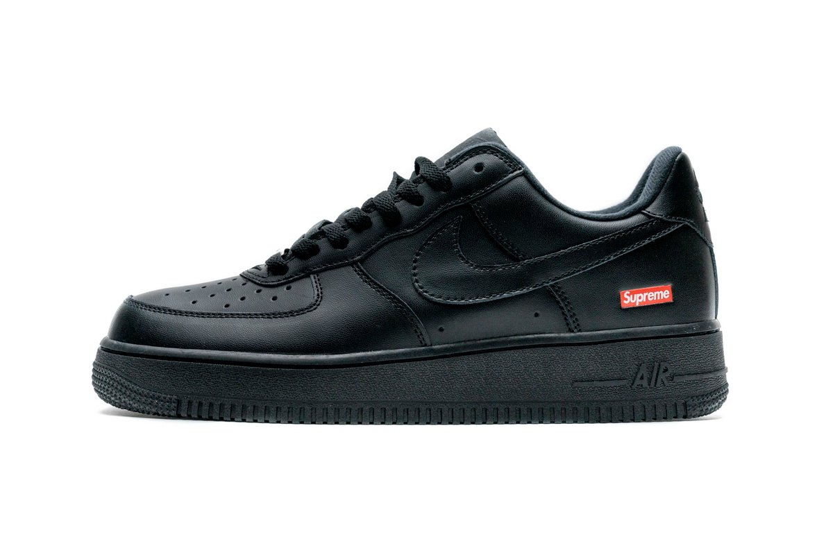 Supreme x Air Force 1 Low Black CU9225-001