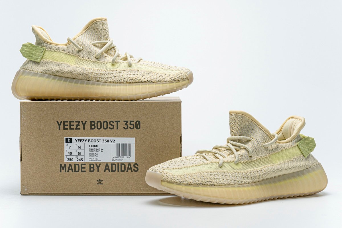 Yeezy Boost 350 V2 Flax FX9028 - Image 11