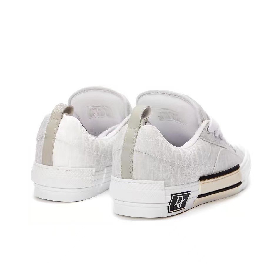 Dior B23 Skater Low Top Cream Dior Oblique Jacquard 3SN292ZUY_H800 - Image 5