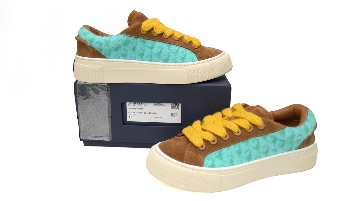 Dior B33 Sneakers  Release Brown Green 3SN272 ZIR1 6536 - Image 3